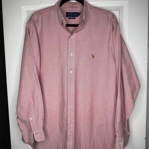Ralph Lauren Men's Button-Down Shirt in Soft Pink